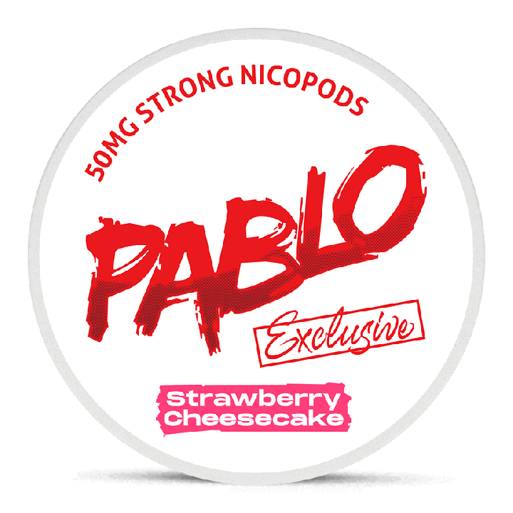 PABLO Strawberry Cheesecake| 50mg Nicotine Pouches