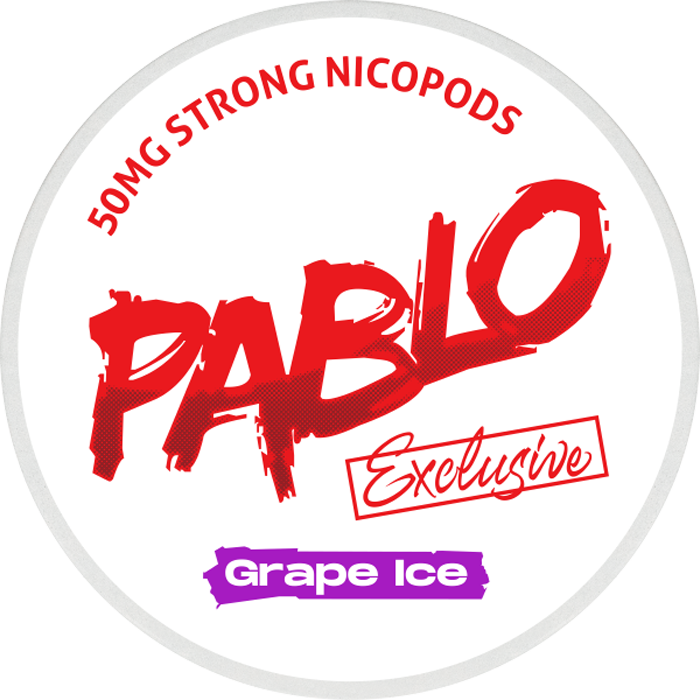 PABLO Grape Ice| 50mg Nicotine Pouches