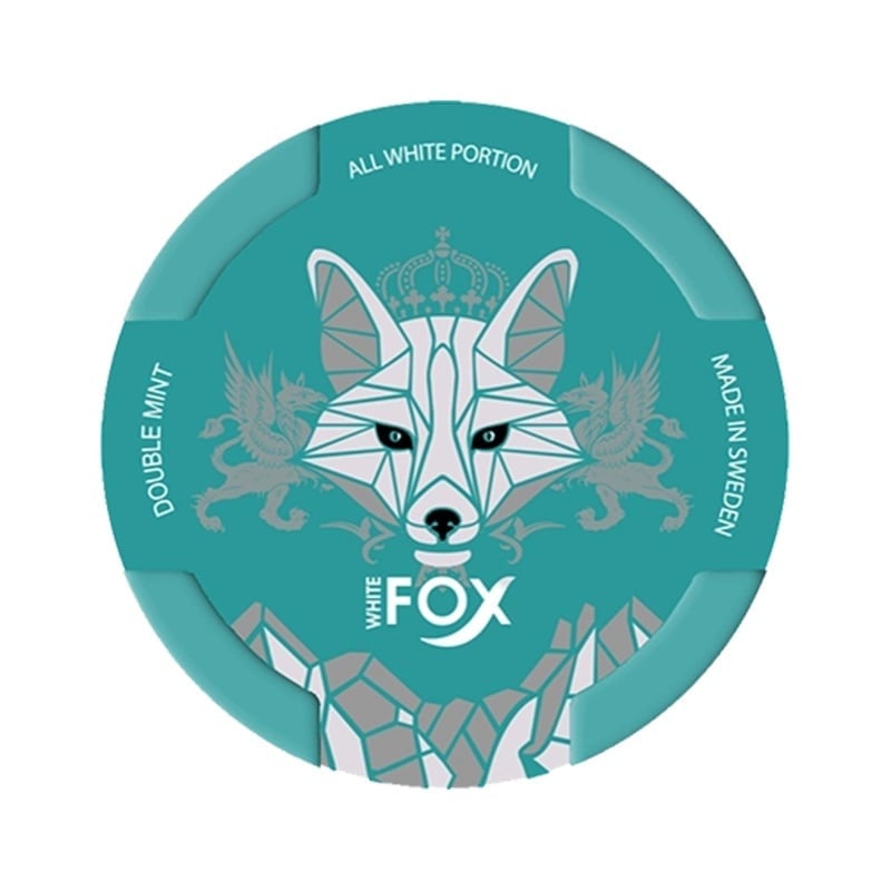 WHITE FOX Double Mint Nicotine Pouches