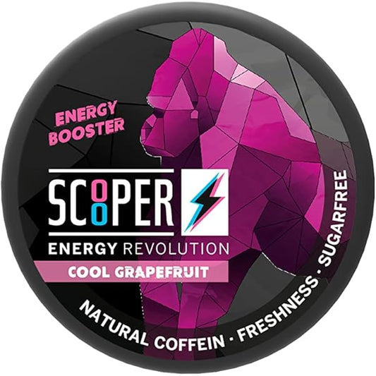 SCOOPER Cool Grapefruit Energy Pouches
