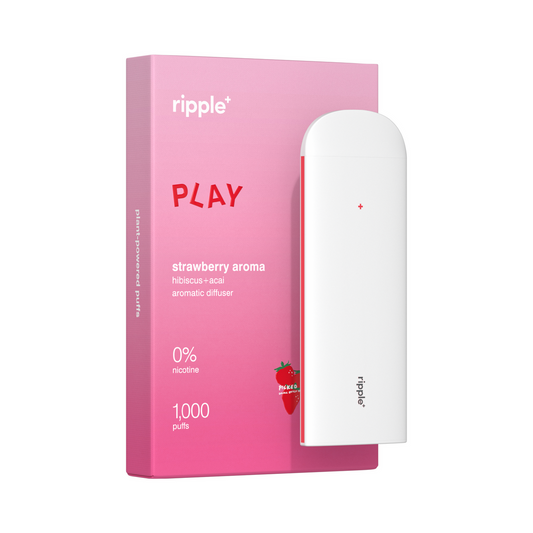 Ripple+ PLAY Zero Nicotine Strawberry Pod