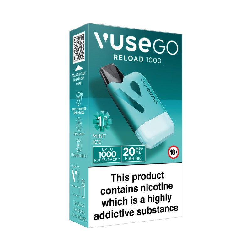 VUSE GO Mint Ice Reload 1000 Vape