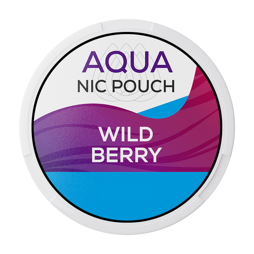 AQUA Wild Berry| 15mg Nicotine Pouches