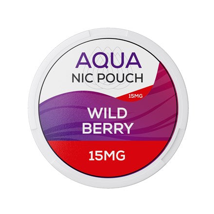 AQUA Wild Berry| 15mg Nicotine Pouches