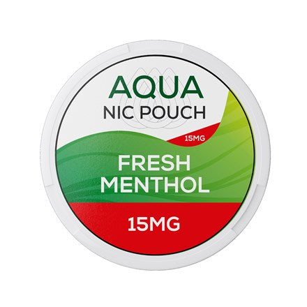 AQUA Fresh Menthol 15mg Nicotine Pouches