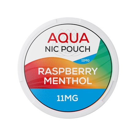 AQUA Raspberry Menthol| 11mg Nicotine Pouches