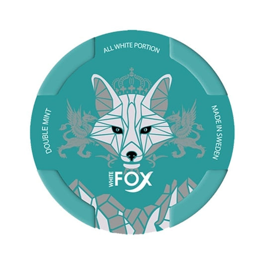 WHITE FOX Double Mint Nicotine Pouches
